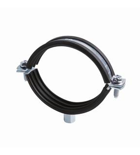 Obrázok ku produktu Objímka 180 AB-RI Zn M8+M10, 159-166, 8" s gumou, zosilnená, 2-skrutková